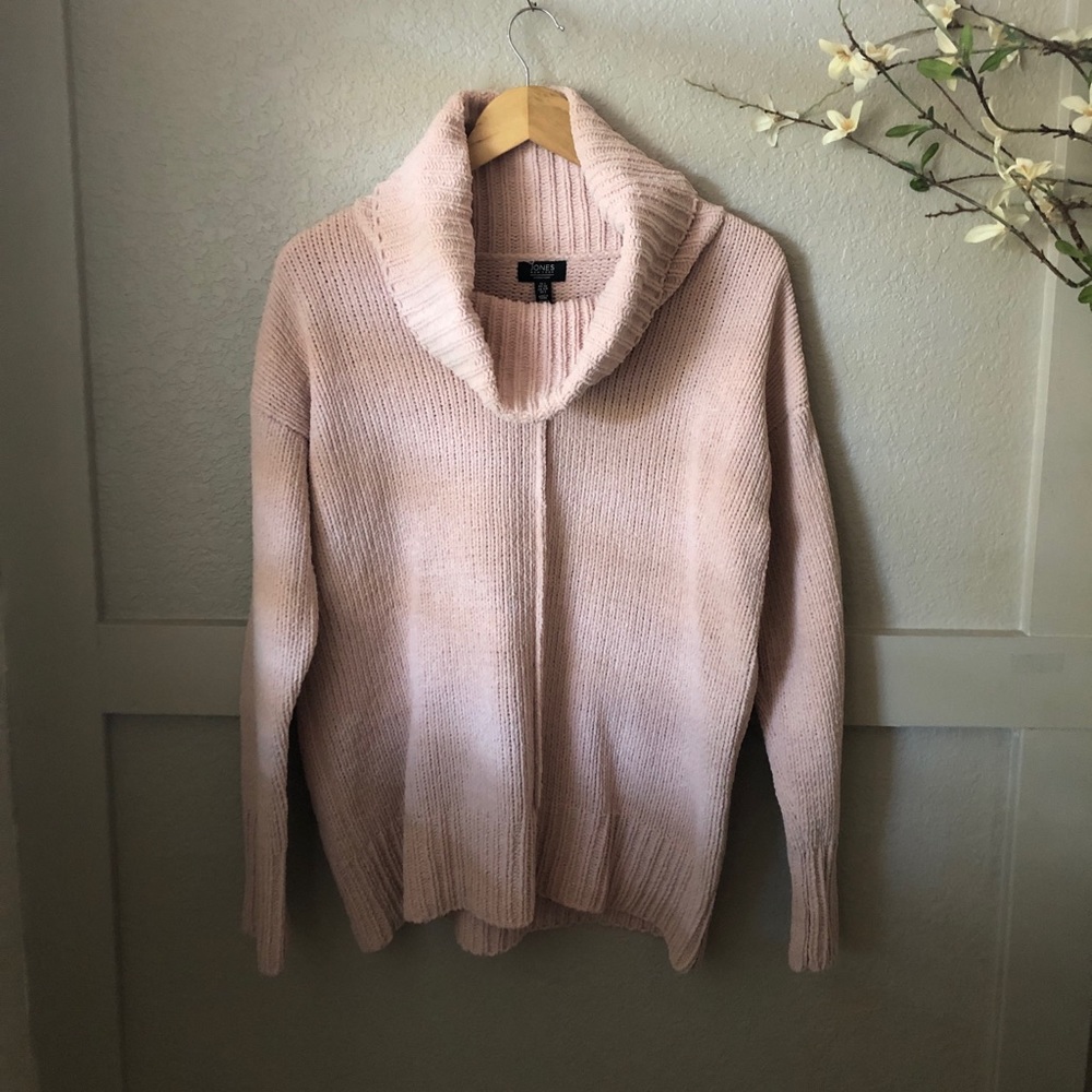 Jones New York pink knit sweater